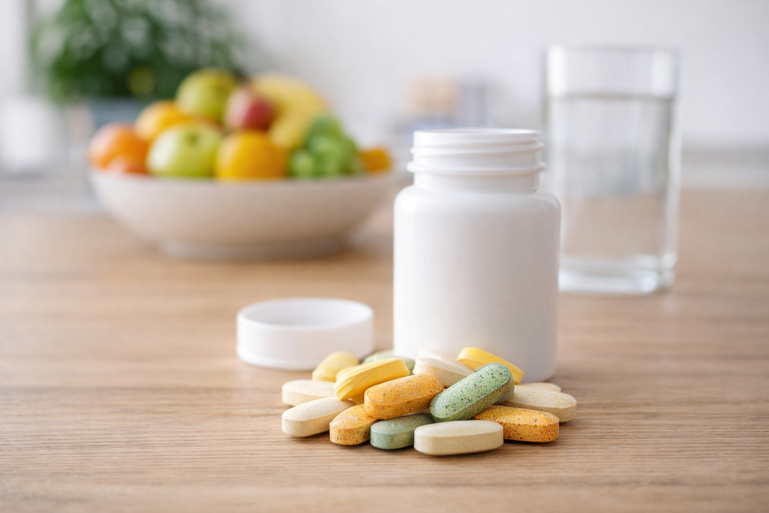 Multivitaminer med fokus på naturlige ingredienser i hverdagen